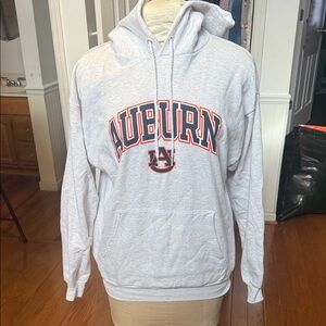 Hanes Light Gray Auburn Hoodie